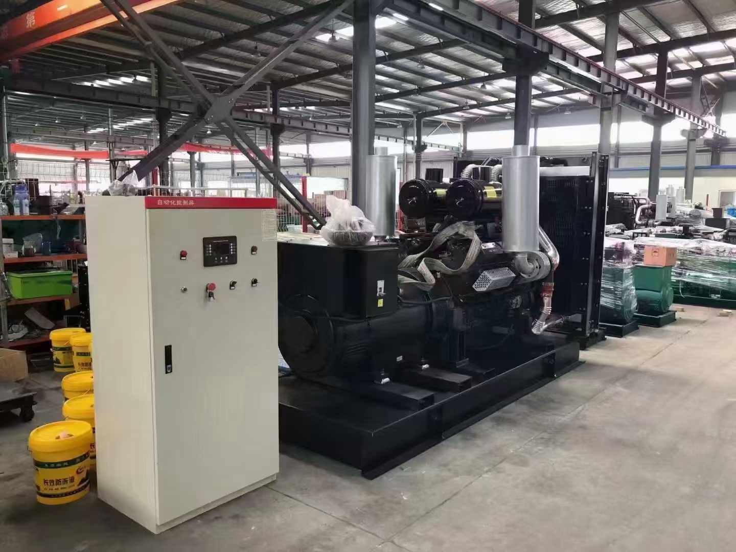 新乡柴油发电机组负载测试时，若出现异常运行状态应如何处理？
